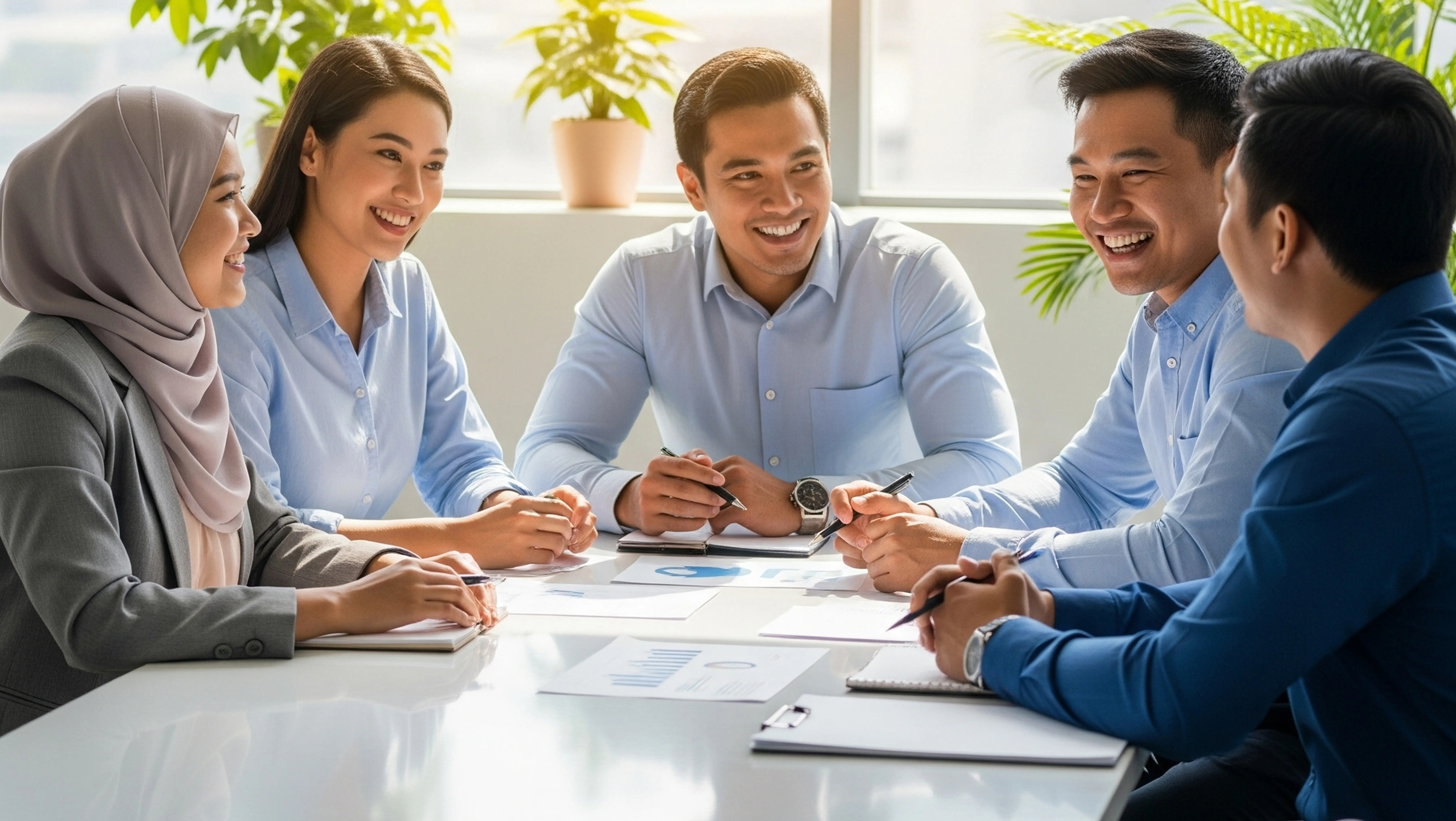 Business team background
