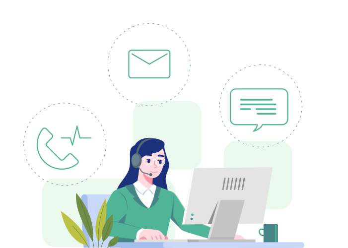 Contact Us Illustration